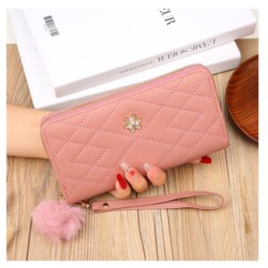 pcs women’s long wallet new simple fashion single zipper large capacity clutch bag ladies
