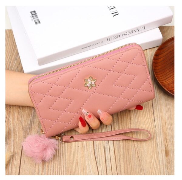 pcs women’s long wallet new simple fashion single zipper large capacity clutch bag ladies