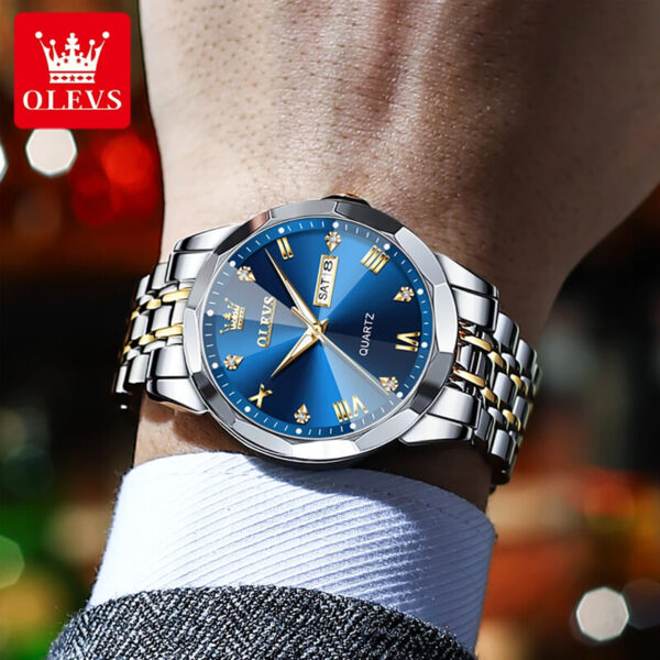 olevs watch for men. ghory( water proof) - Image 2