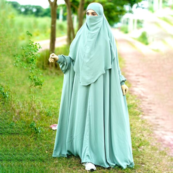 Floor Touch Long Abaya-ফ্লোর টাচ লং borka - Image 2
