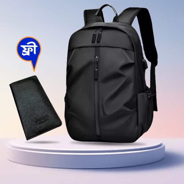 🎒 Multi-Functional Laptop Backpack (ফ্রি ওয়ালেটসহ)