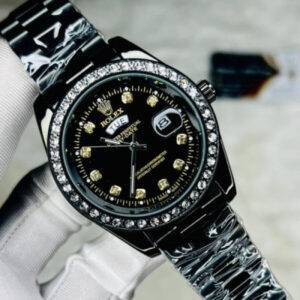 Rolex black color watch