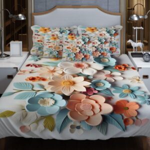 Water Proof China Premium 3D Design(চীনের প্রিমিয়াম 3D ডিজাইন বেডশিট)