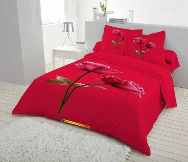 China Premium 3D Design Bed Sheet (চায়না 3d বেডশীট নন ওয়াটারপ্রুফ) - Image 13