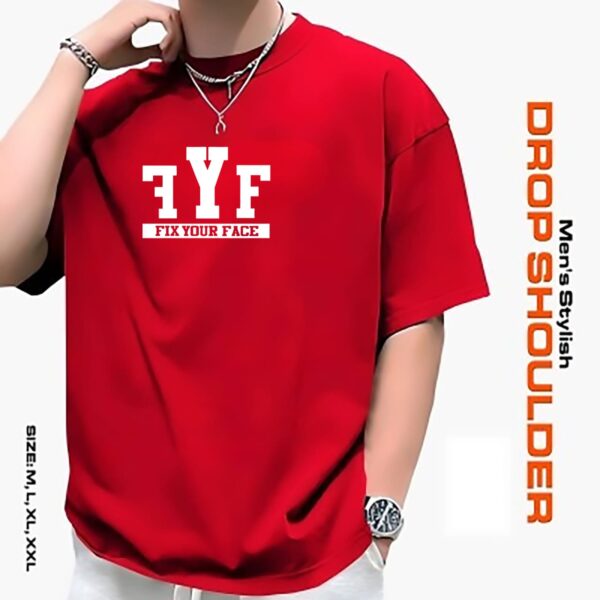  Combo Men’s Stylish Drop Shoulder – Milano T-Shirt - Image 2