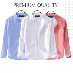 Men's Solid Colour Ban color Shirt