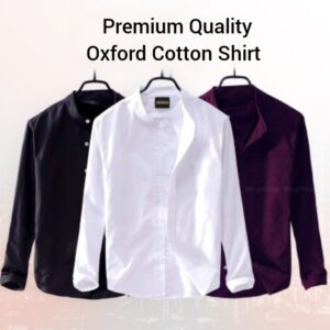 Men's Solid Colour 3 piece combo Shirt