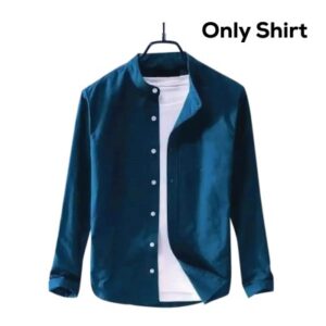 Men's Solid Colour Ban color Shirt