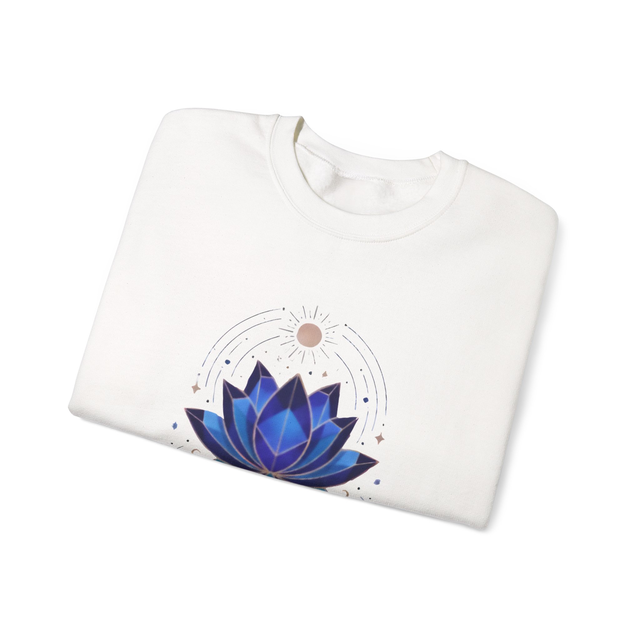 white t-shirt for girls with blue design. - Image 3